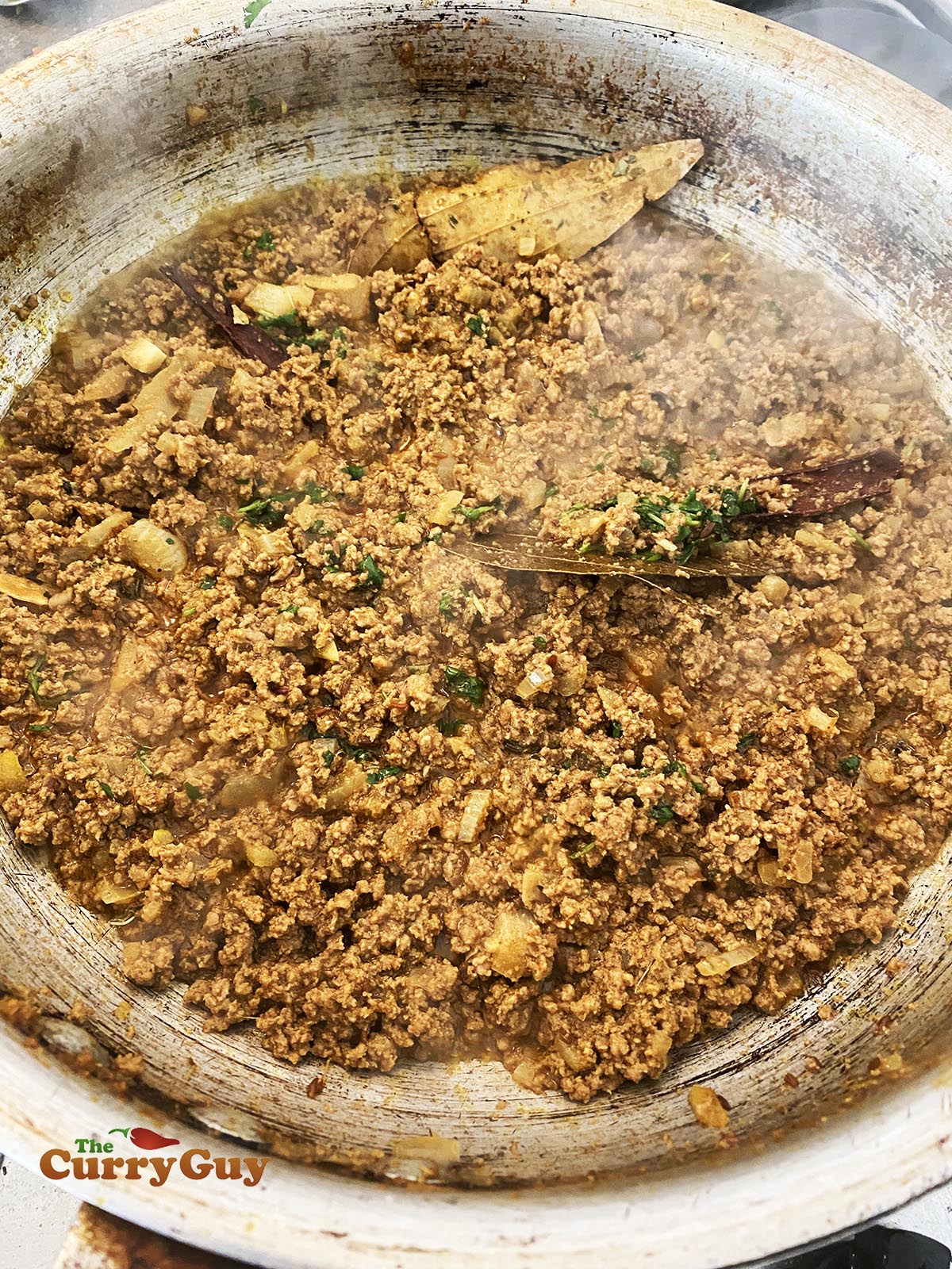 Finished keema recipe