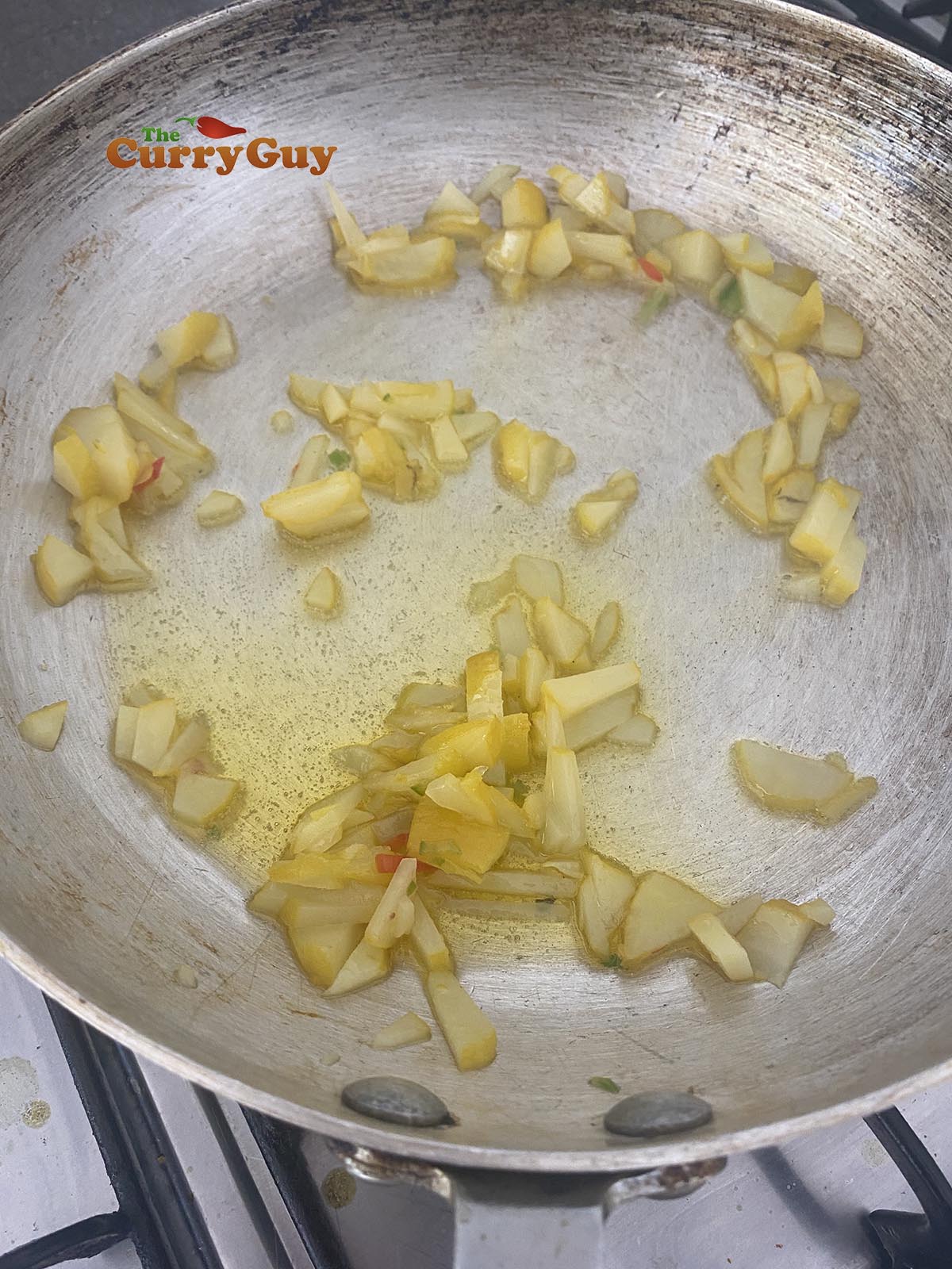 Frying potatoes
