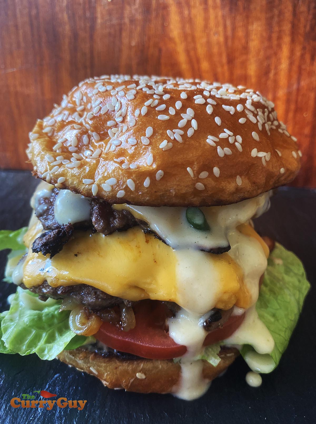 Smash burger with cheese