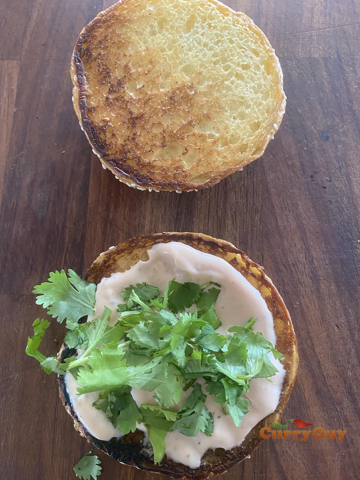 Stacking smash burger