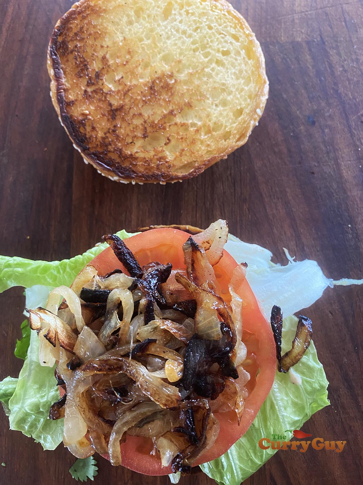 Stacking smash burger