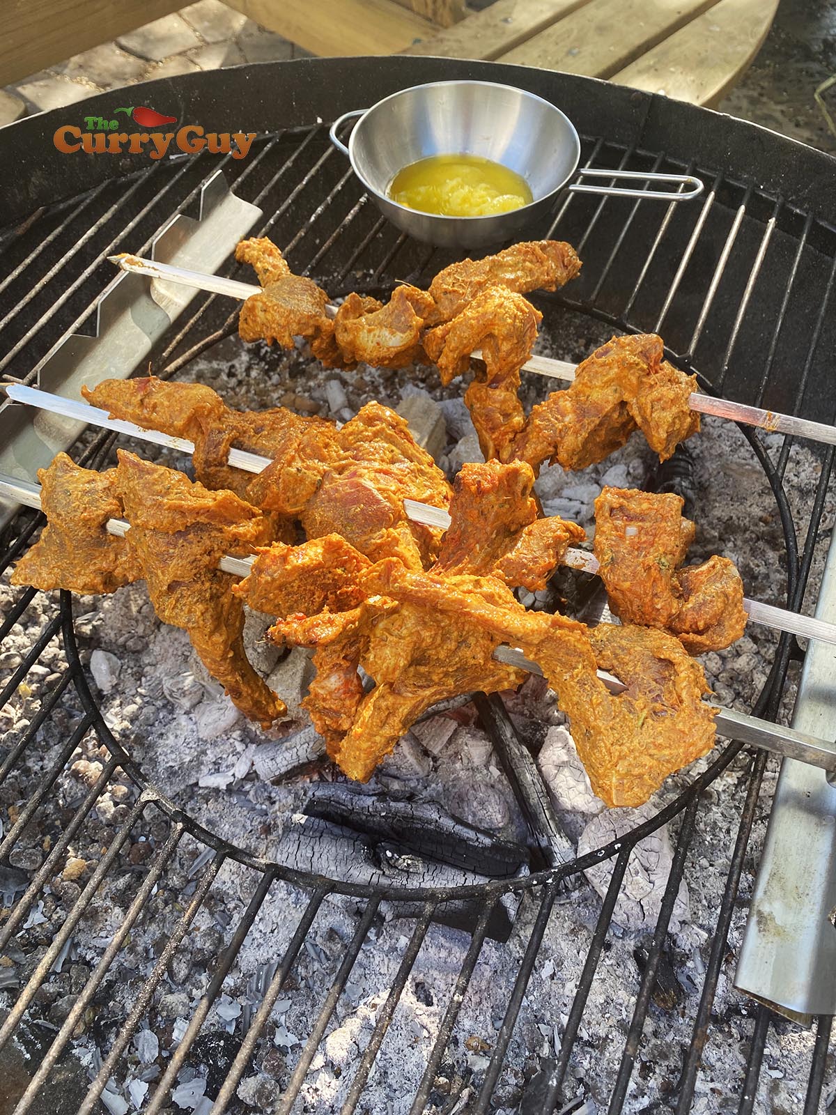 Cooking Burra kebabs