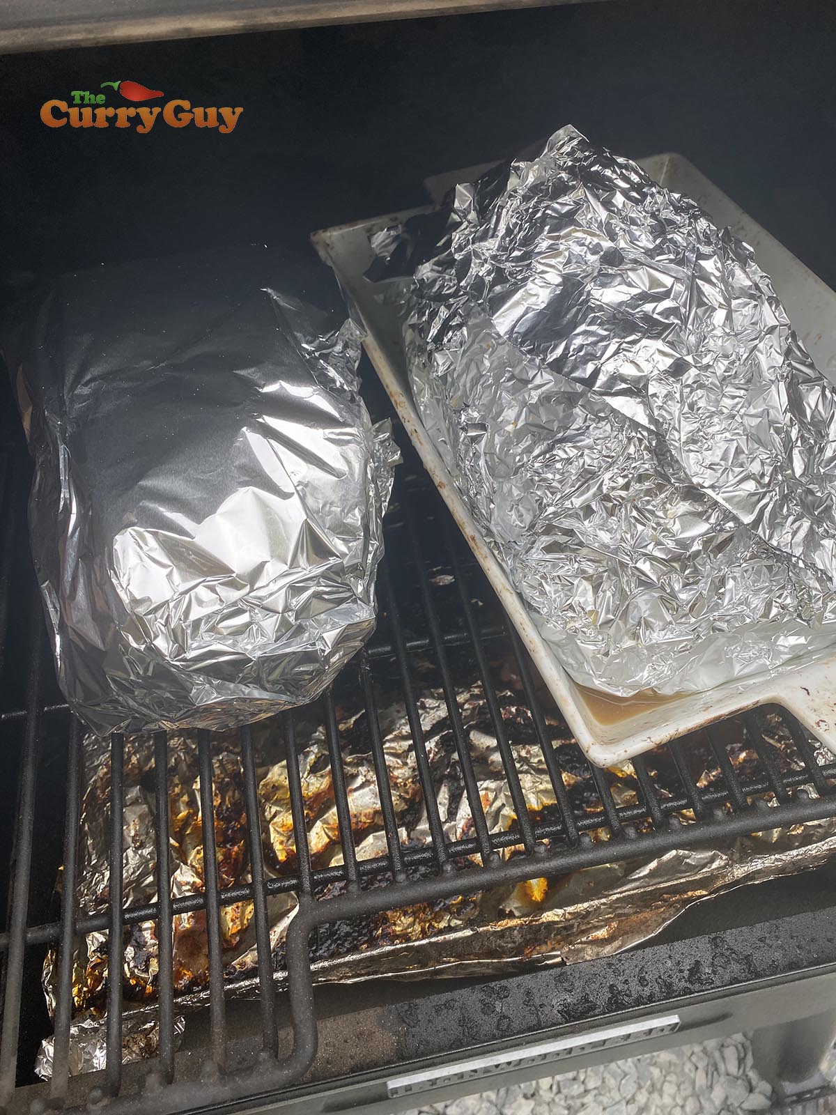 Wrapped boston pork butt