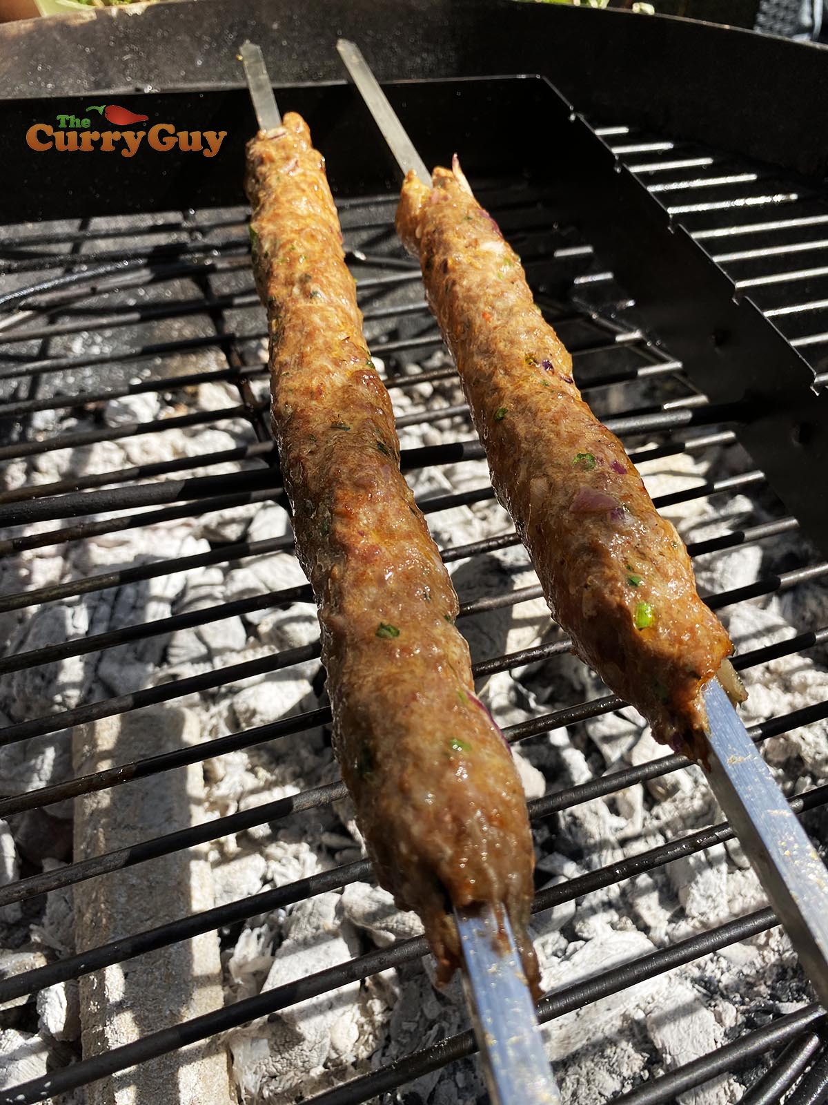 Grilling kebabs