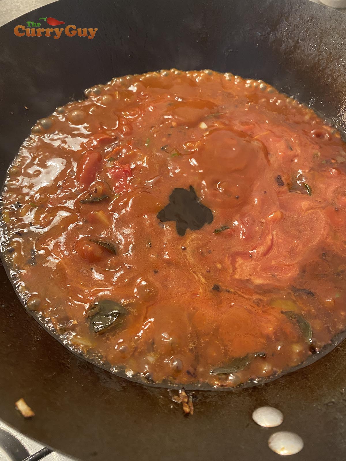 Adding tamarind concentrate