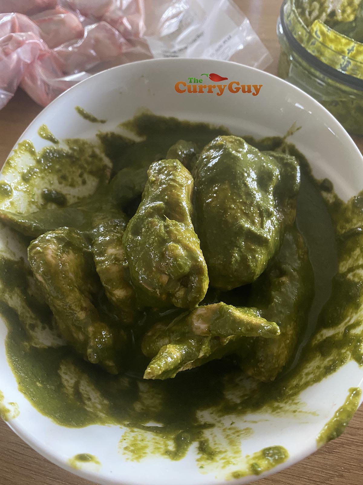 Marinating chicken wings