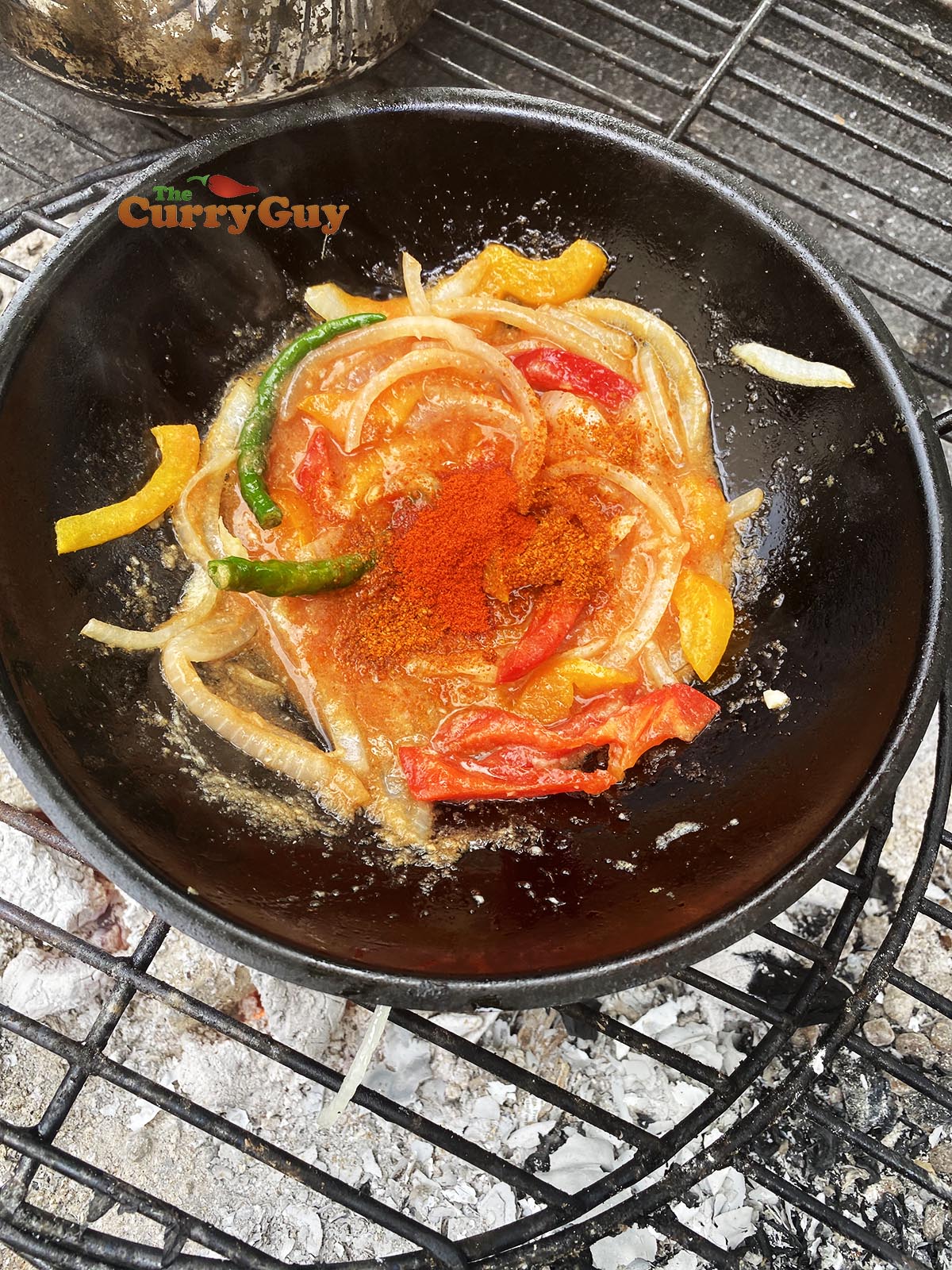 Adding ground spices