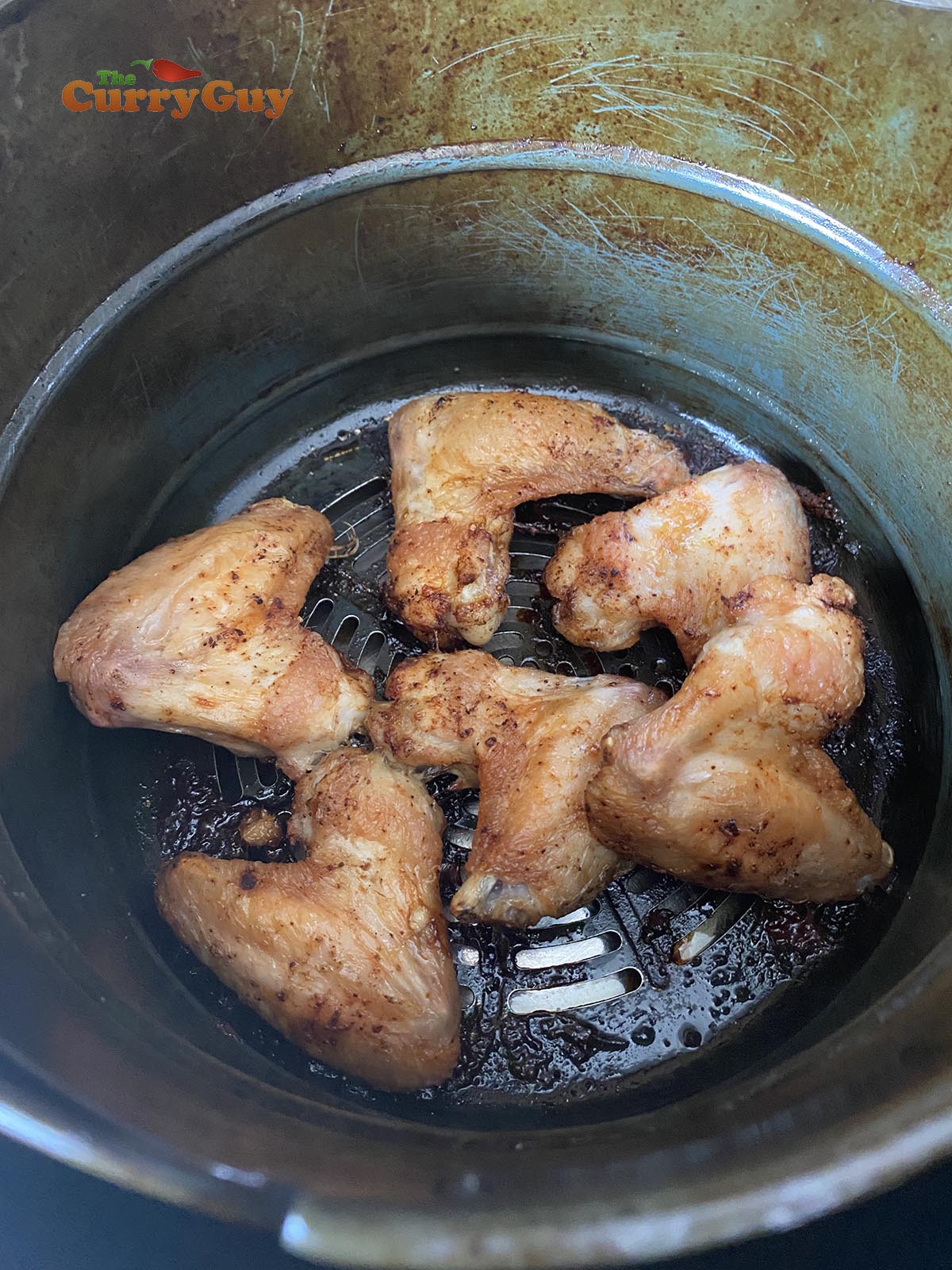 cooked chicken wings