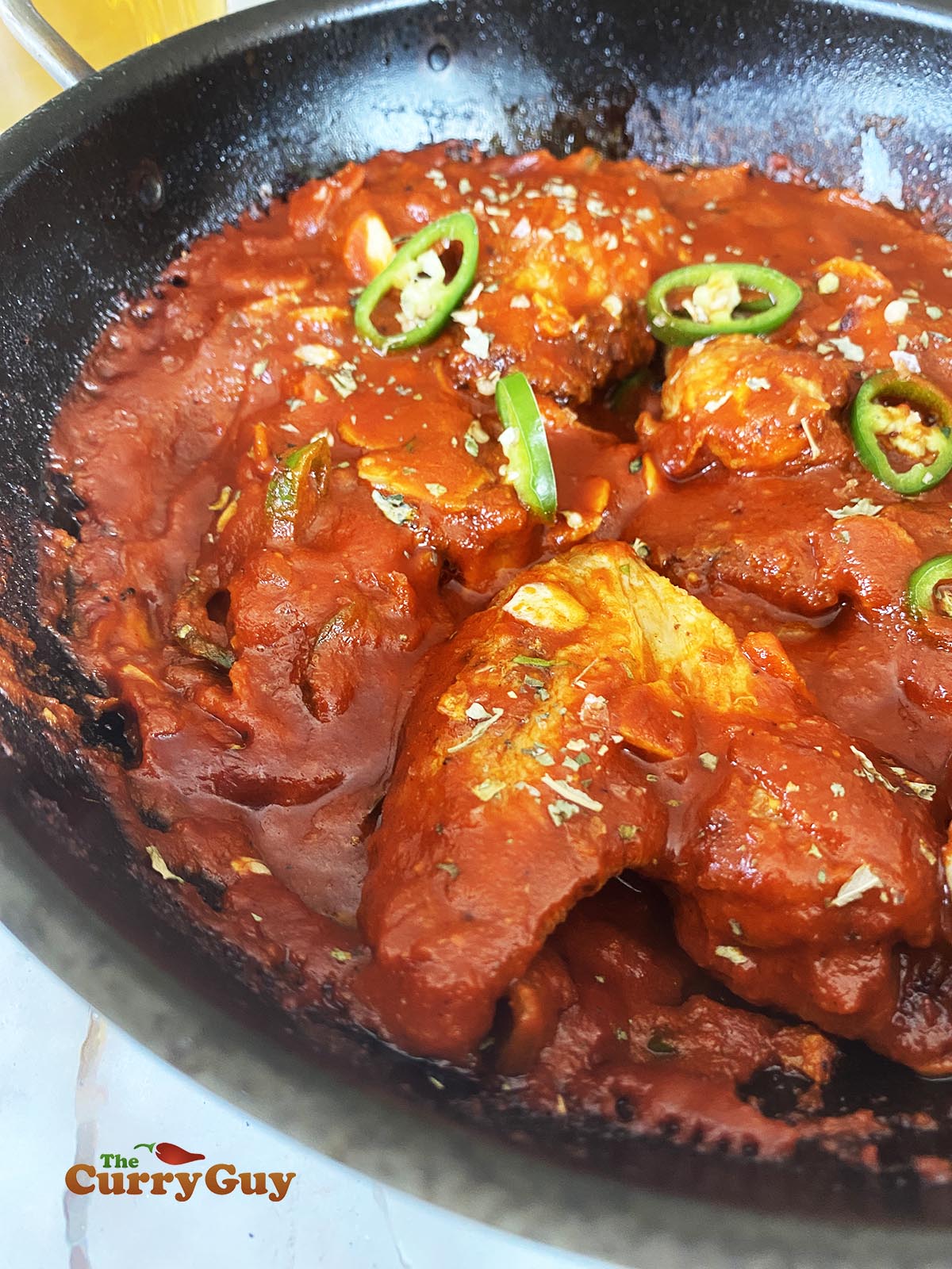 Finished chicken phall