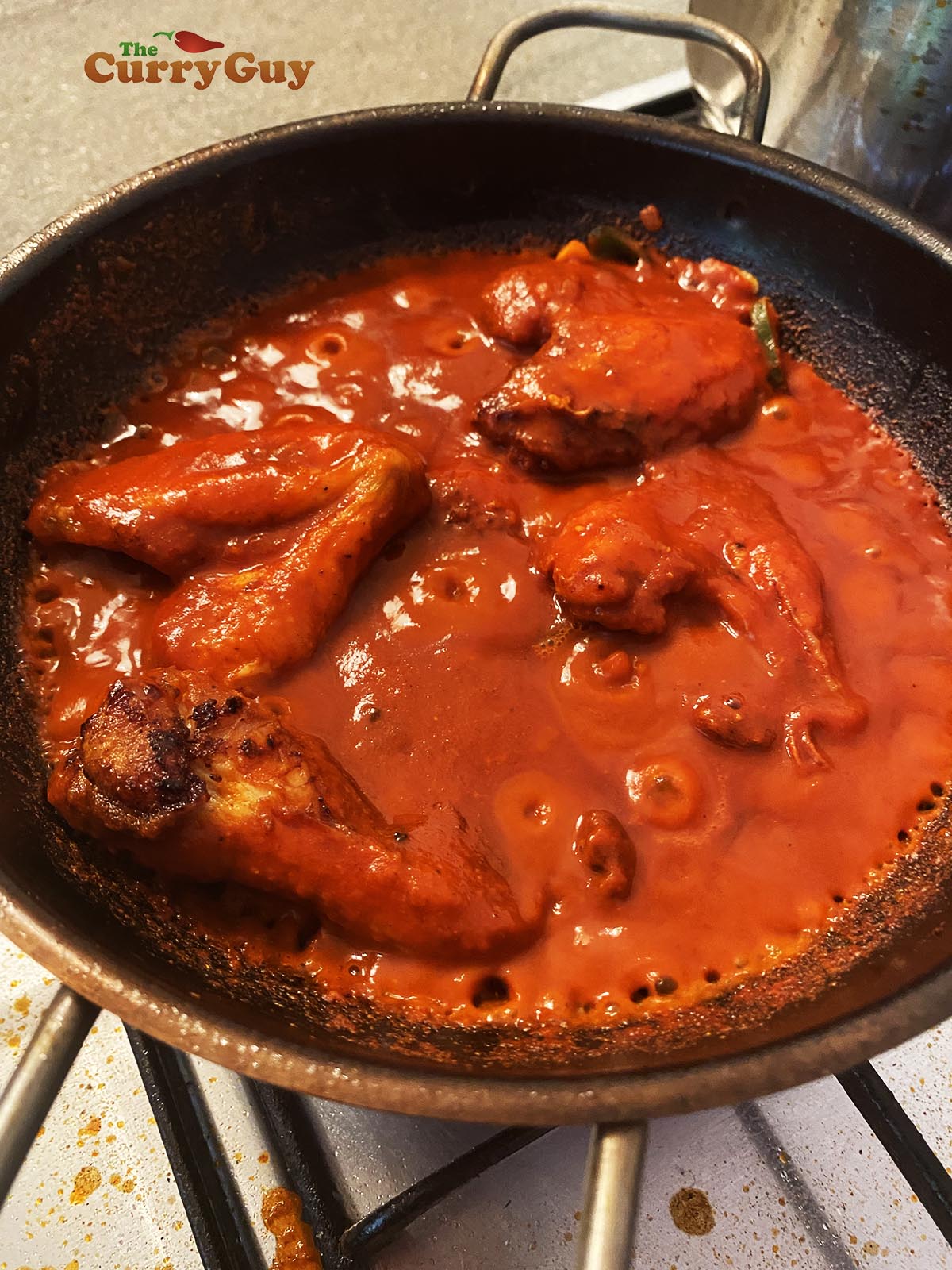 Adding the rest of the base sauce