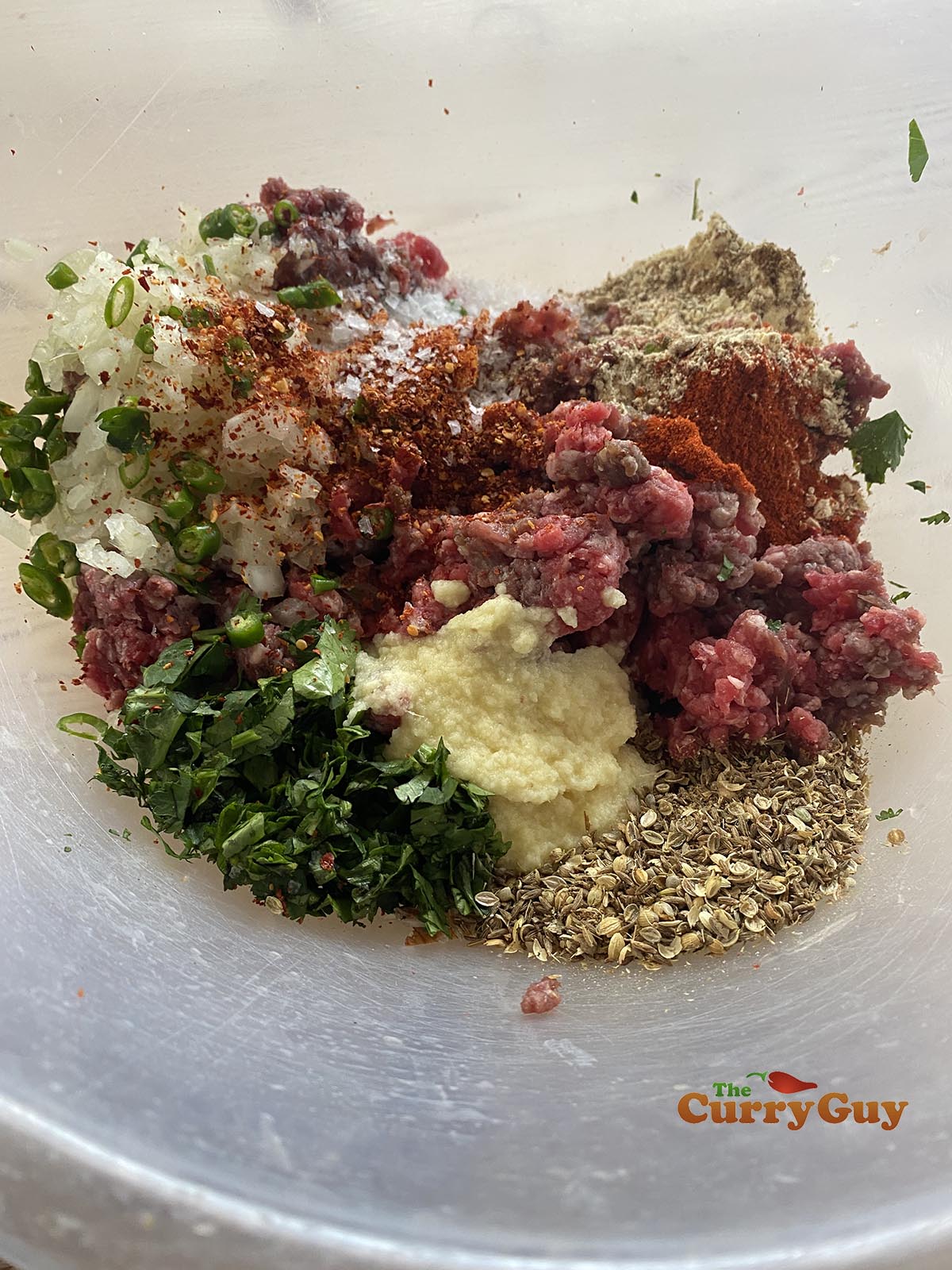 ingredients for chapli kebab