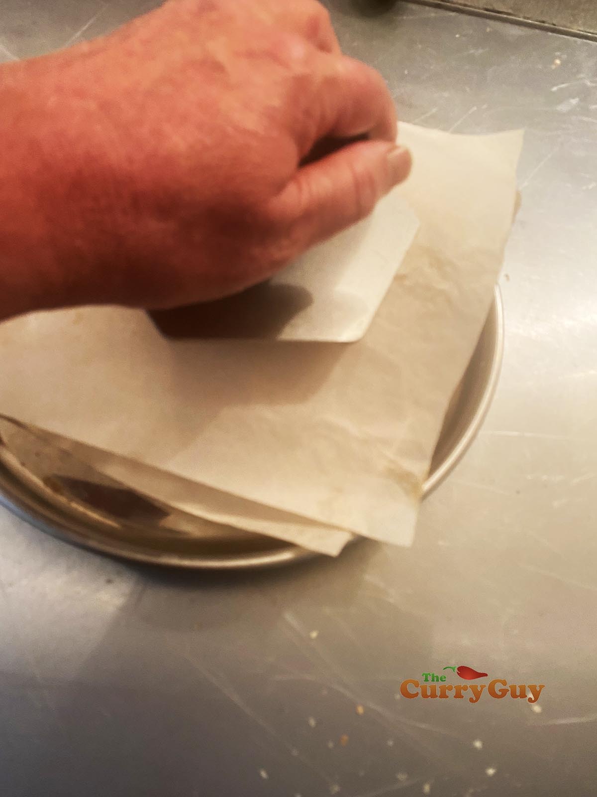 Smashing burger patty