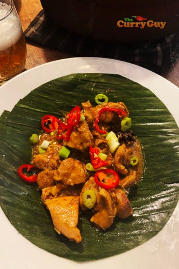 Rendang with chicken