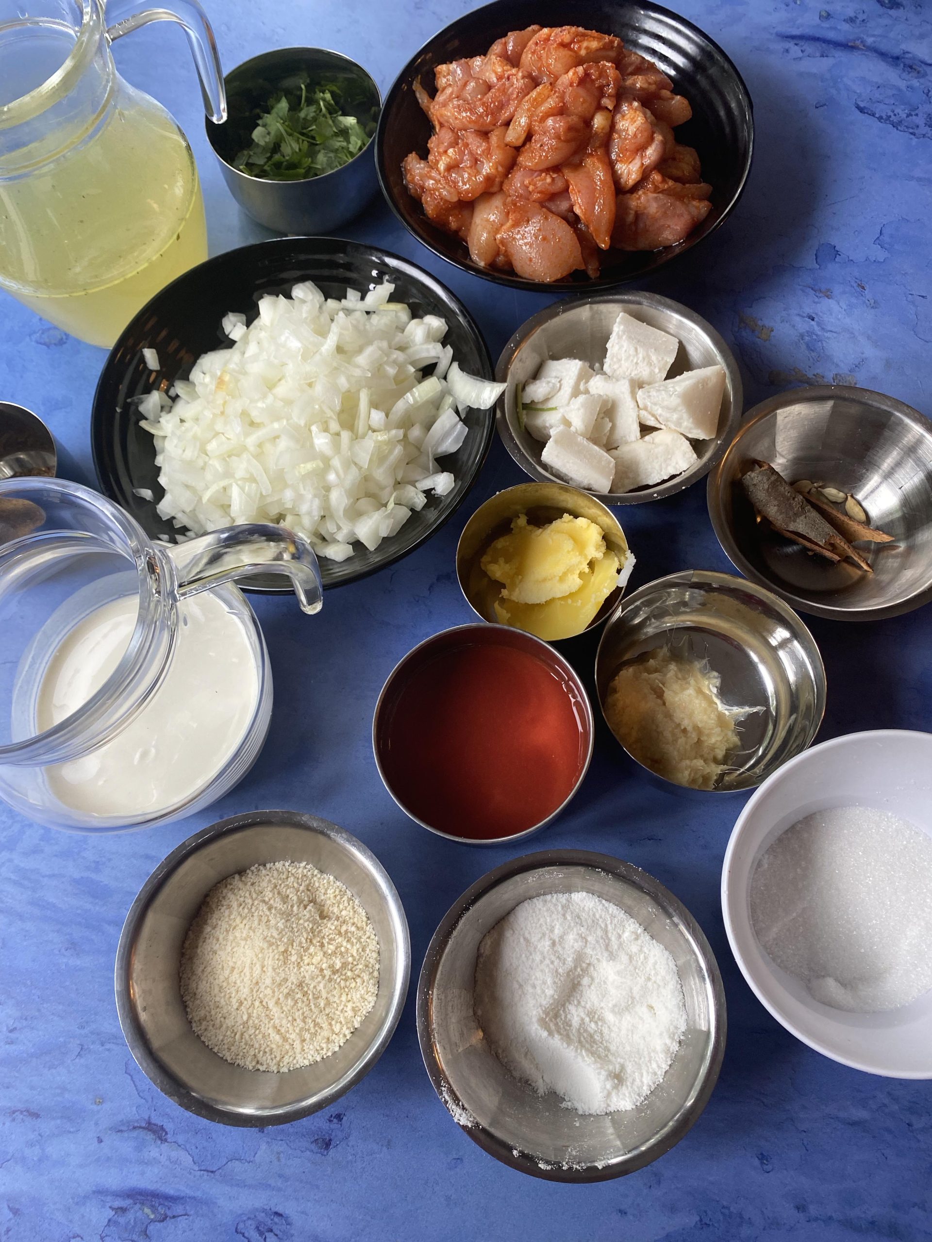 Korma ingredients