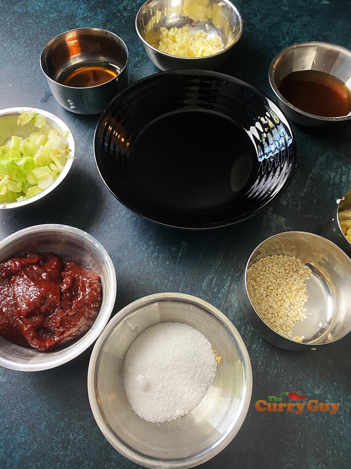 Ingredients for beef bulgogi sauce
