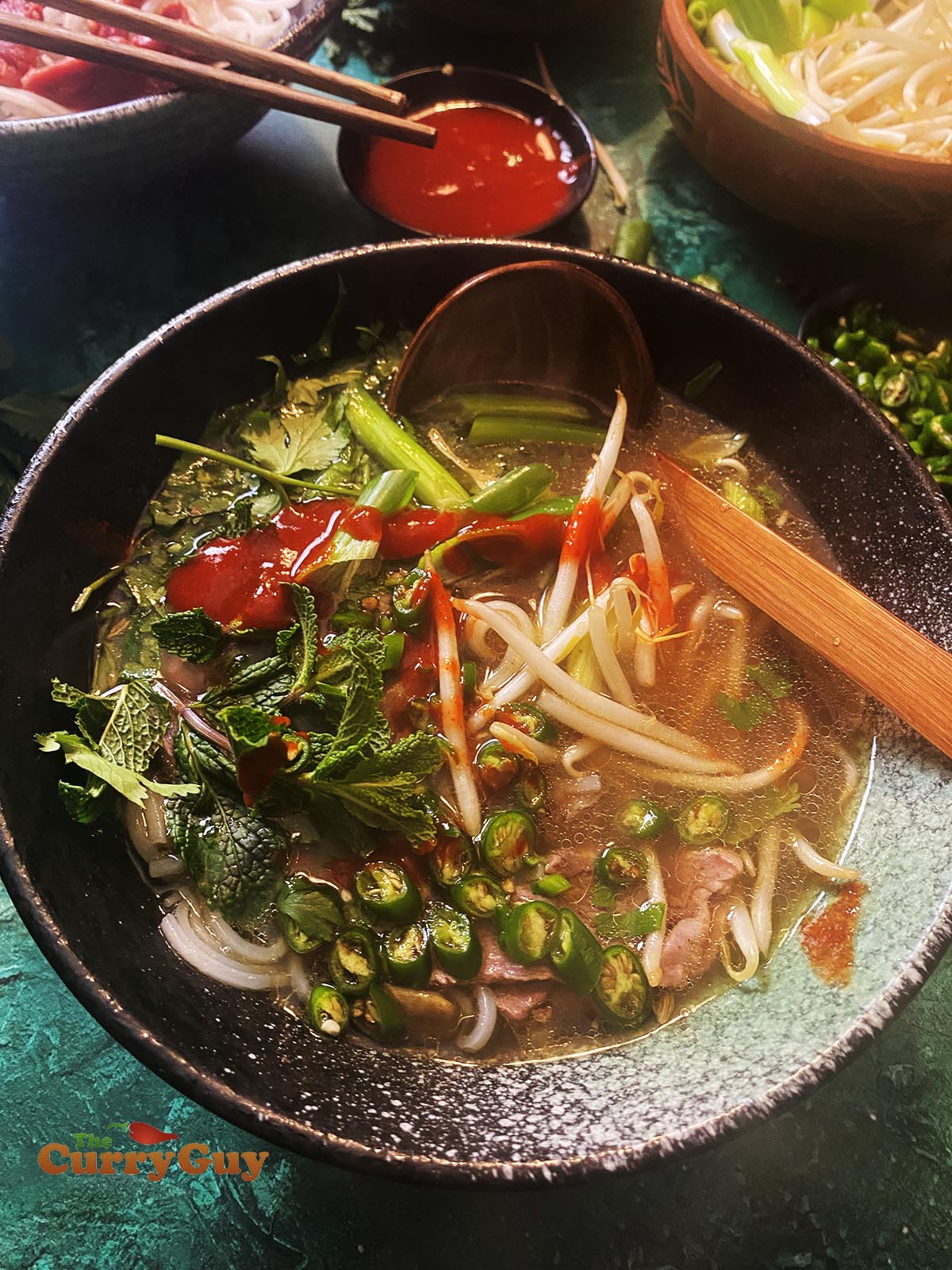 Finished duck pho