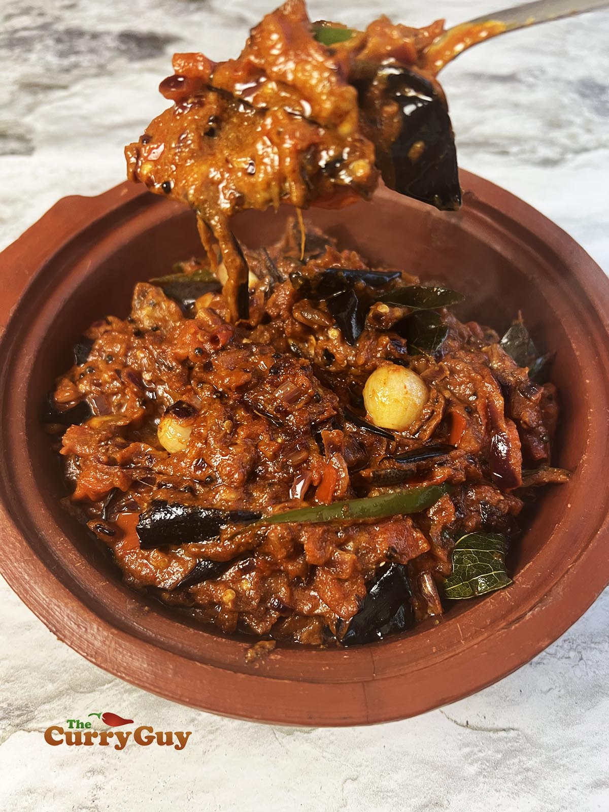 Aubergine curry