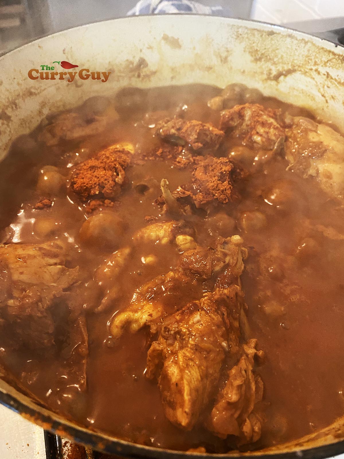 Simmering doro wat