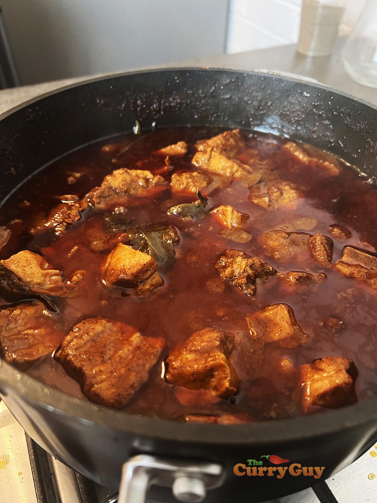 Simmering sauce