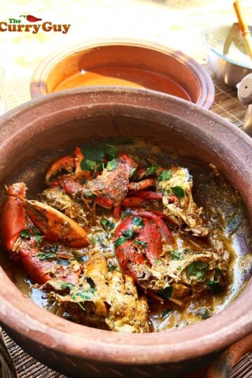 Sri Lankan crab curry