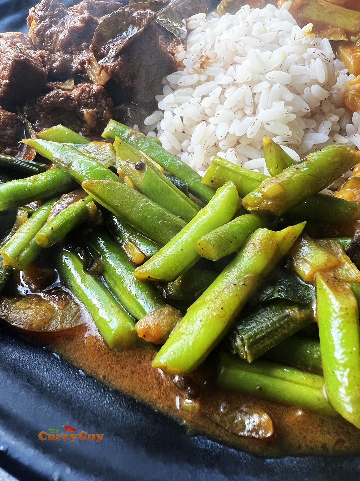 Green bean curry