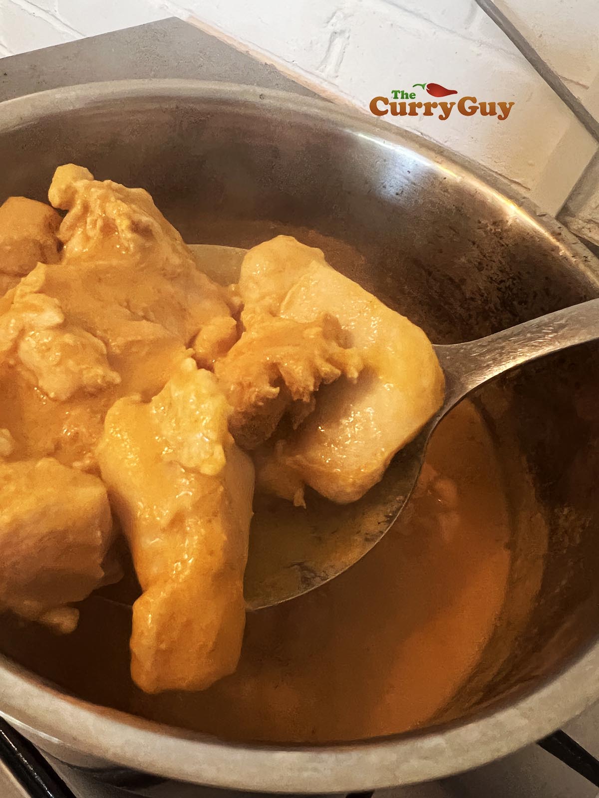 Cooked chicken tikka