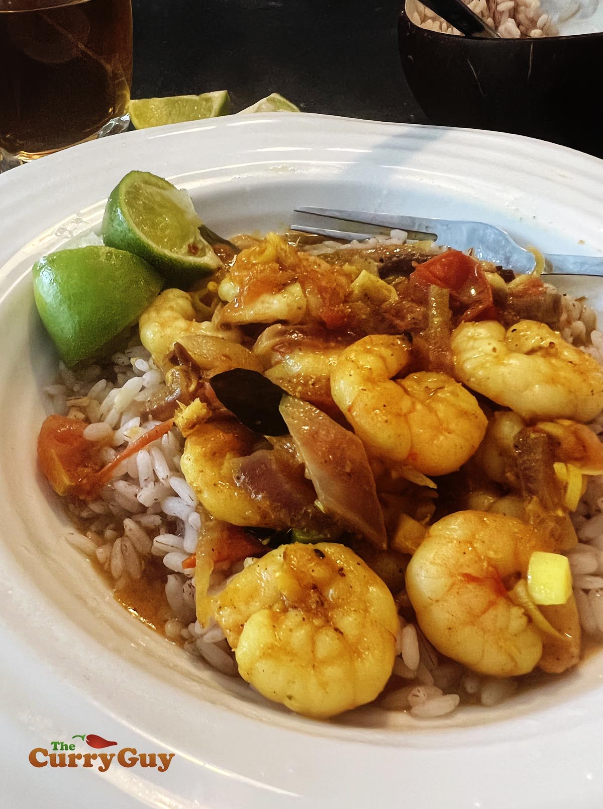 Sri Lankan prawn curry