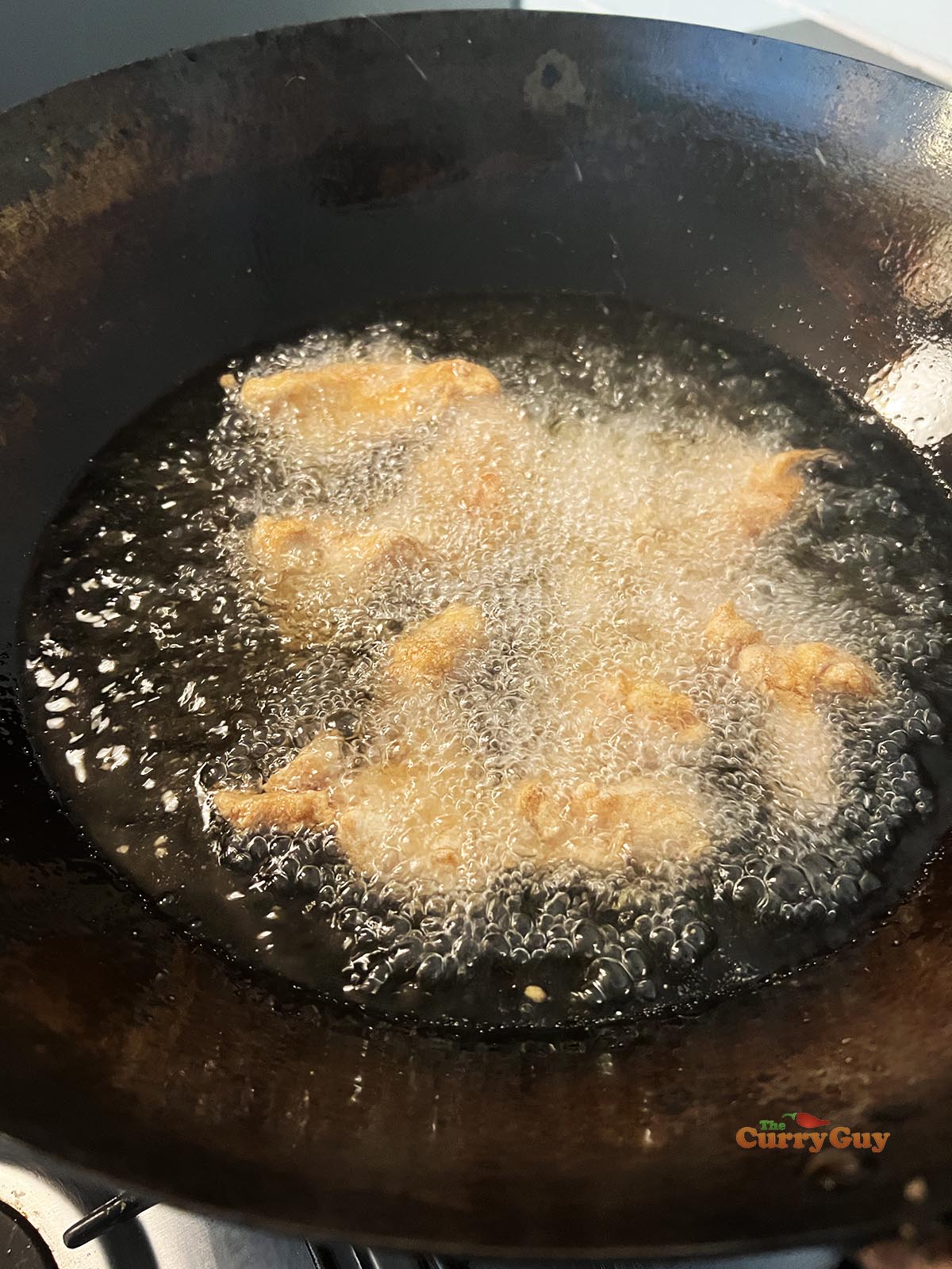 Frying chicken