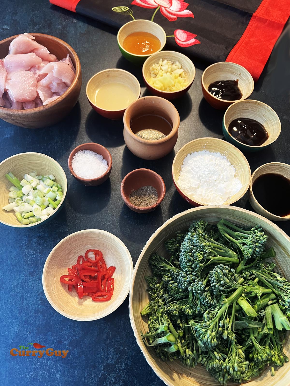 Ingredients for stir fry