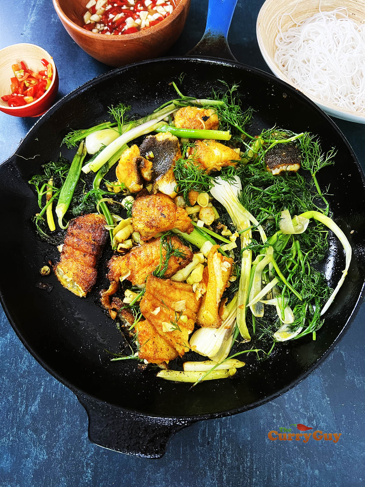 Cha ca ready to serve