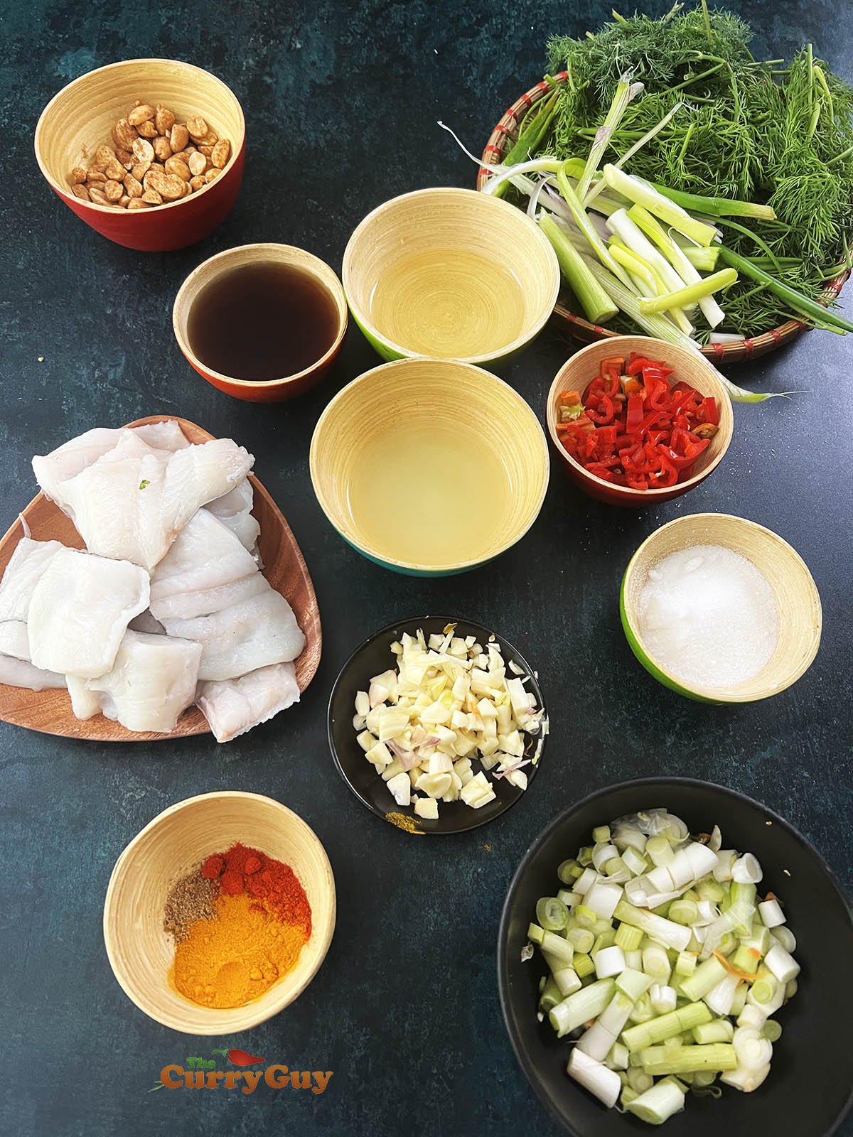 Ingredients for cha ca