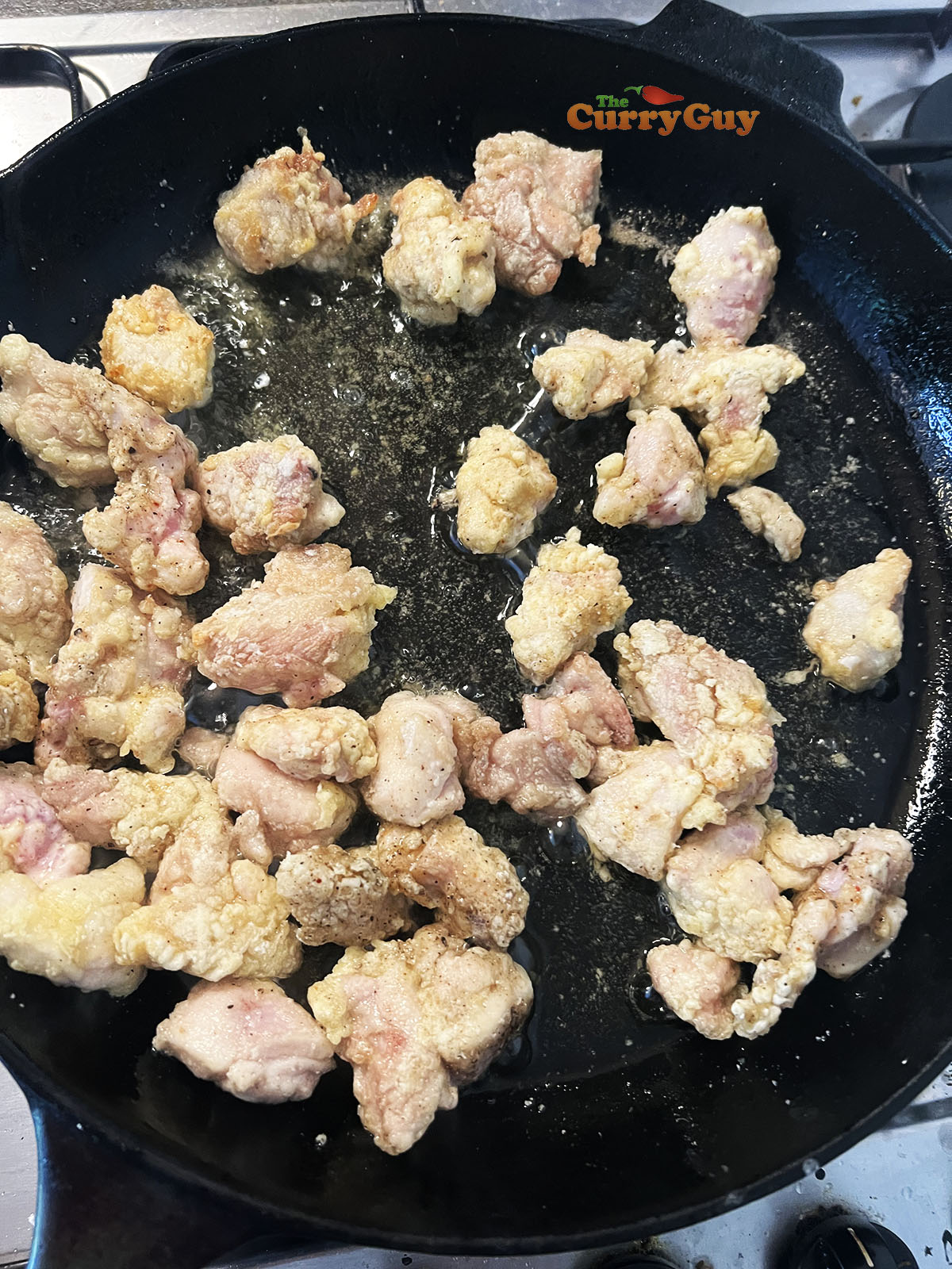 Frying chicken