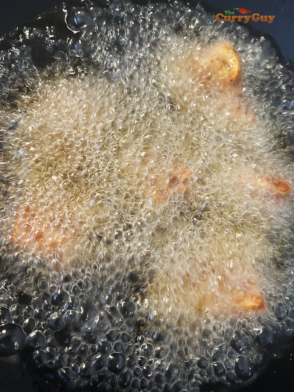 Frying fish