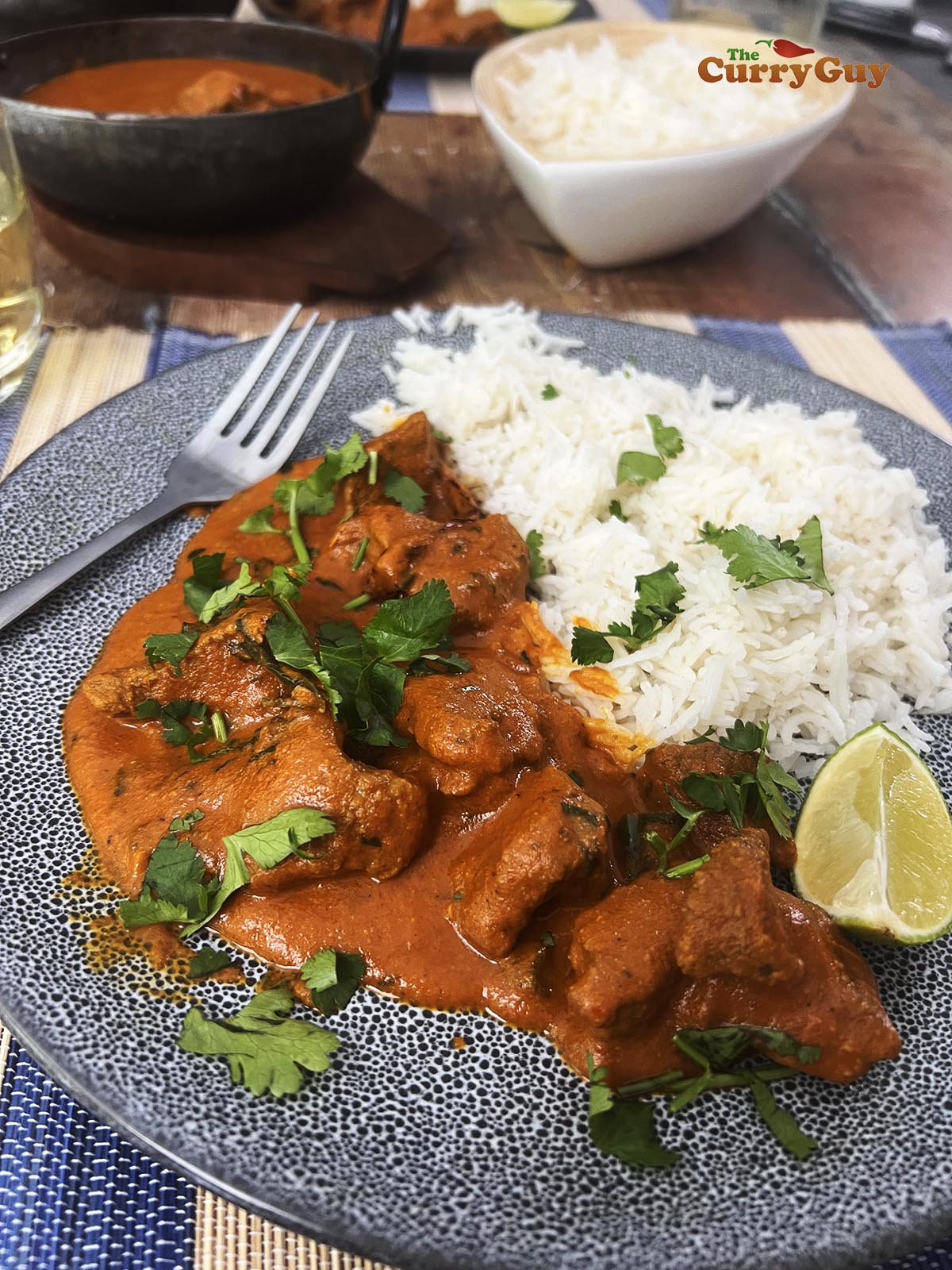 Finished beef Madras from scratch
