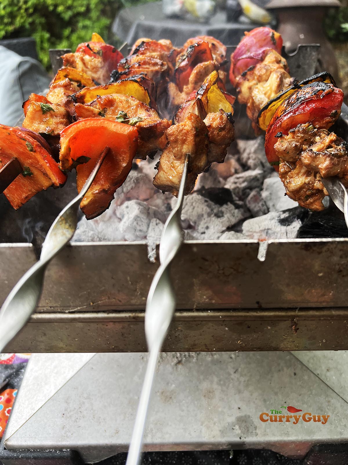 Chicken tikka shashlik