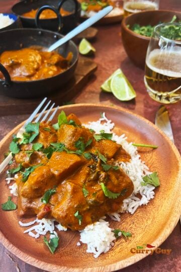 Chicken vindaloo from scratch