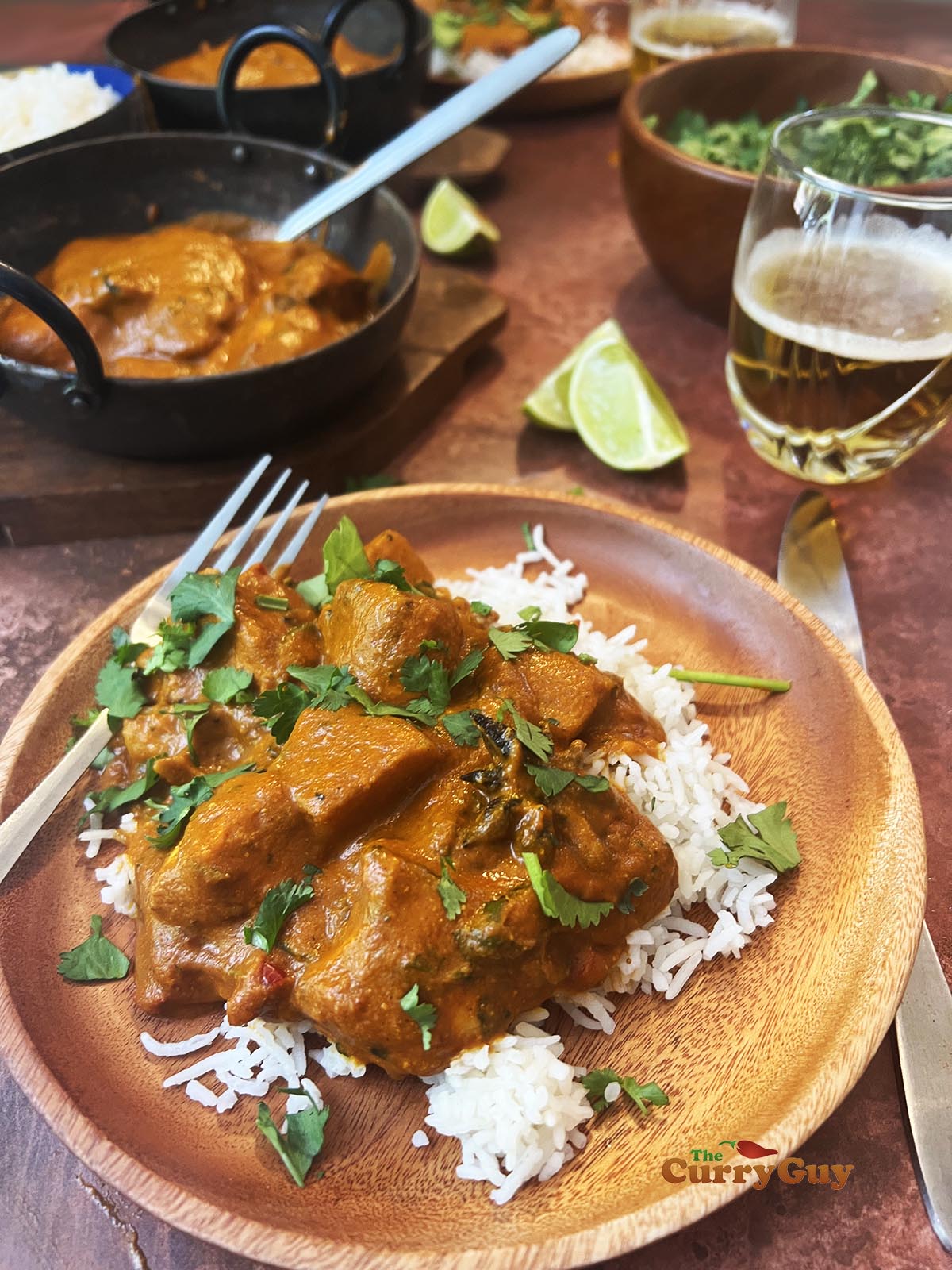 Chicken vindaloo from scratch