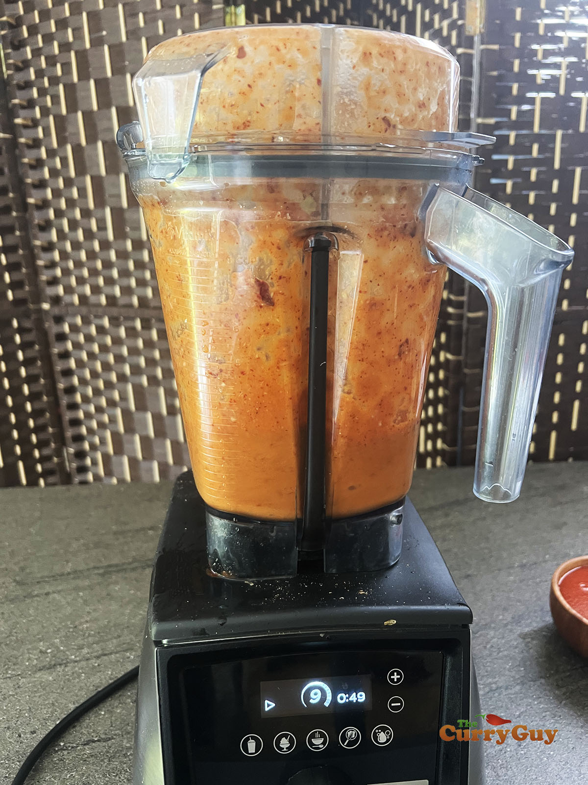 Blending paste ingredients