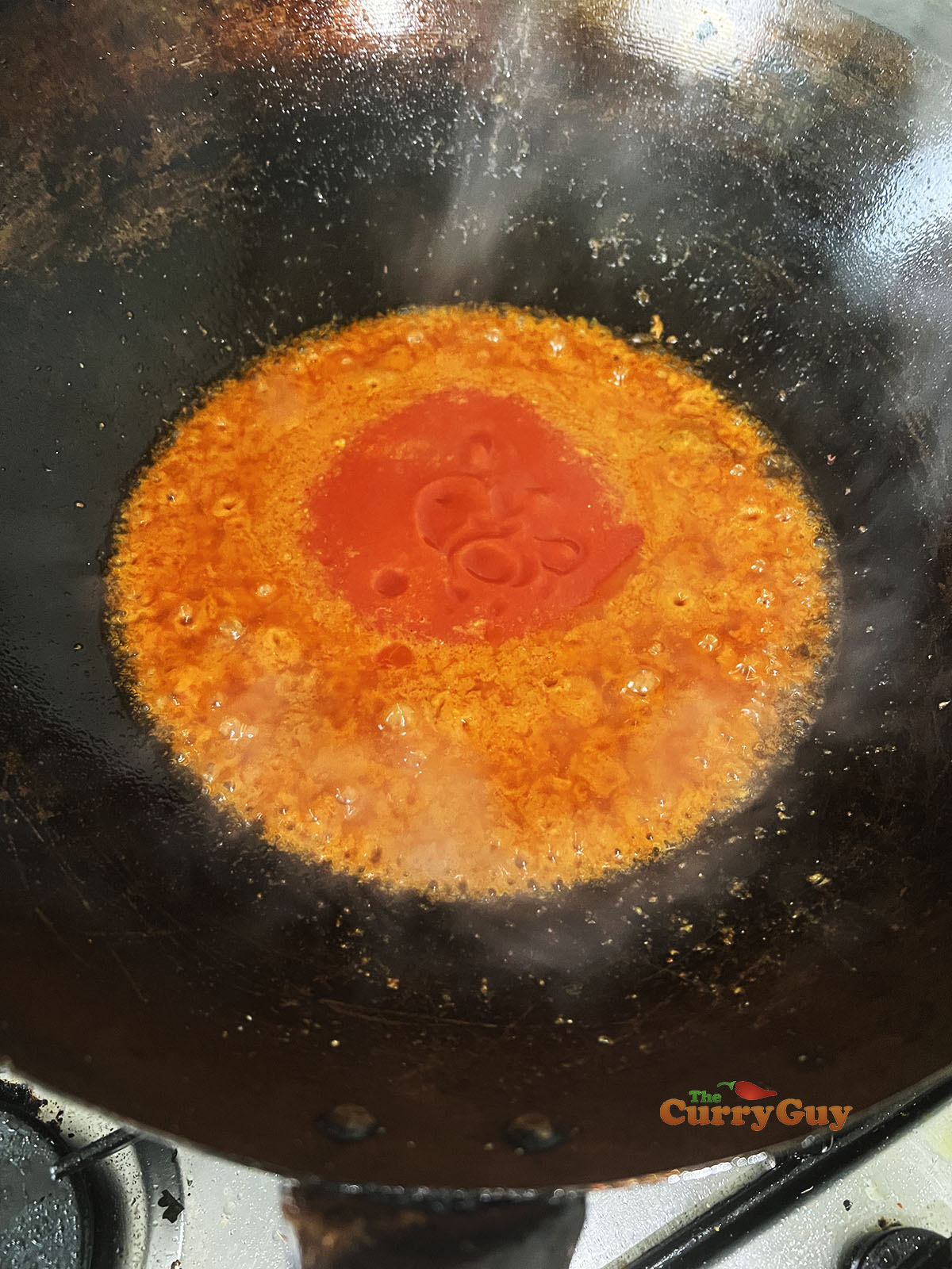 Adding passata