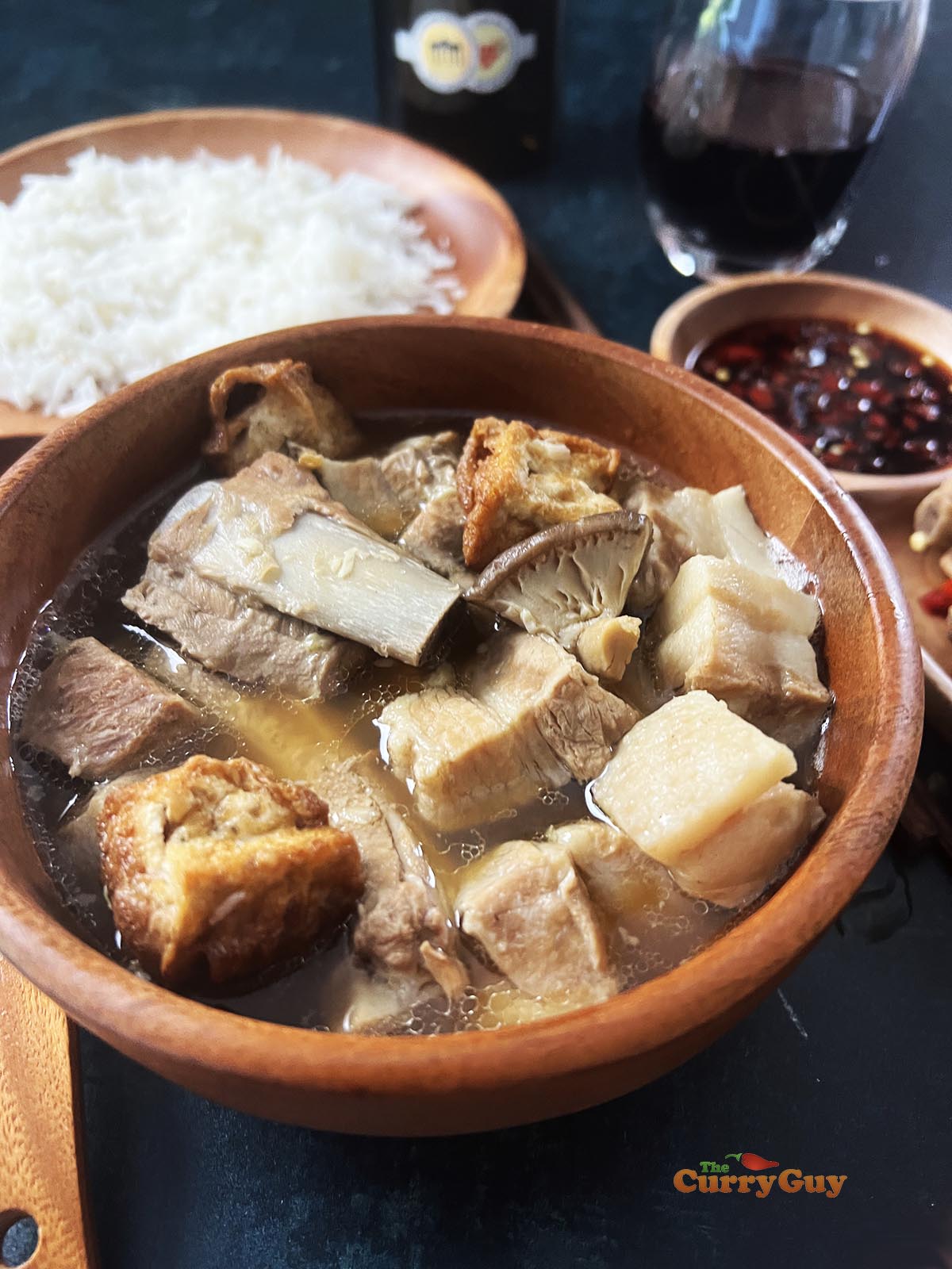 Finished bak kut teh