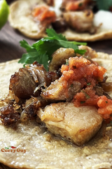 pork carnitas taco