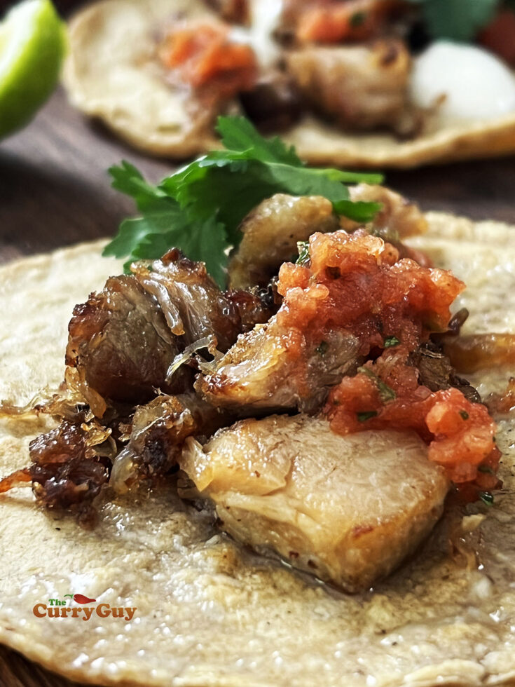 pork carnitas taco