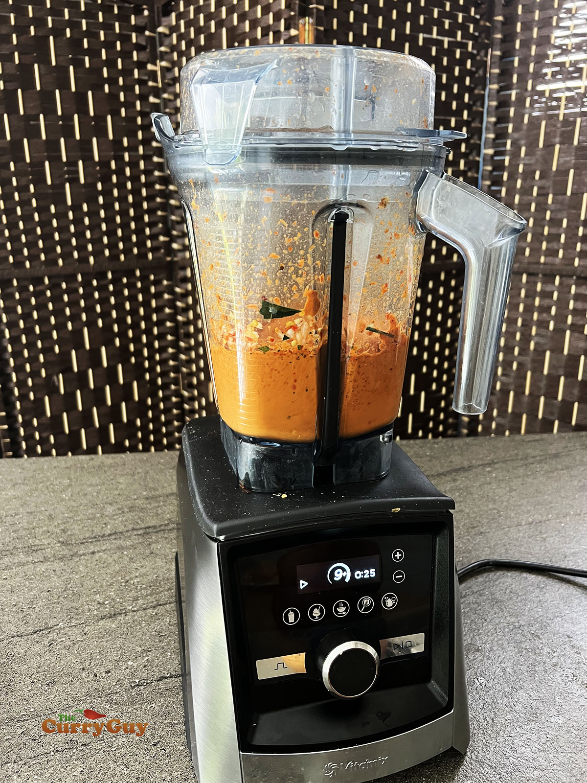 Blending the spice paste