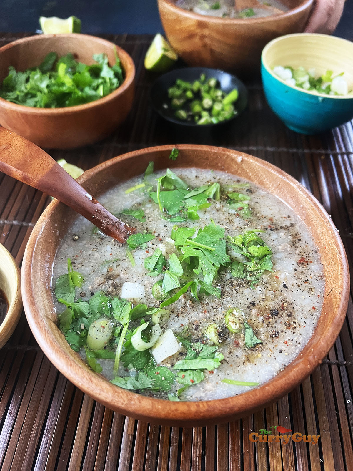 basic beef congee