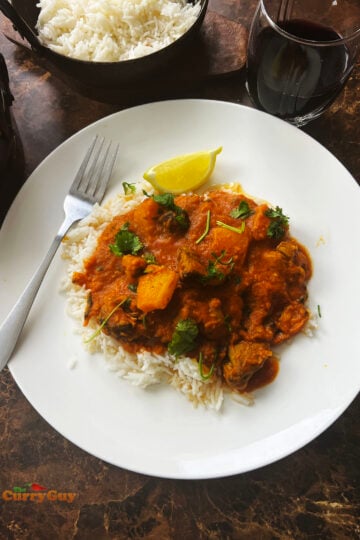 Chicken dhansak from scratch