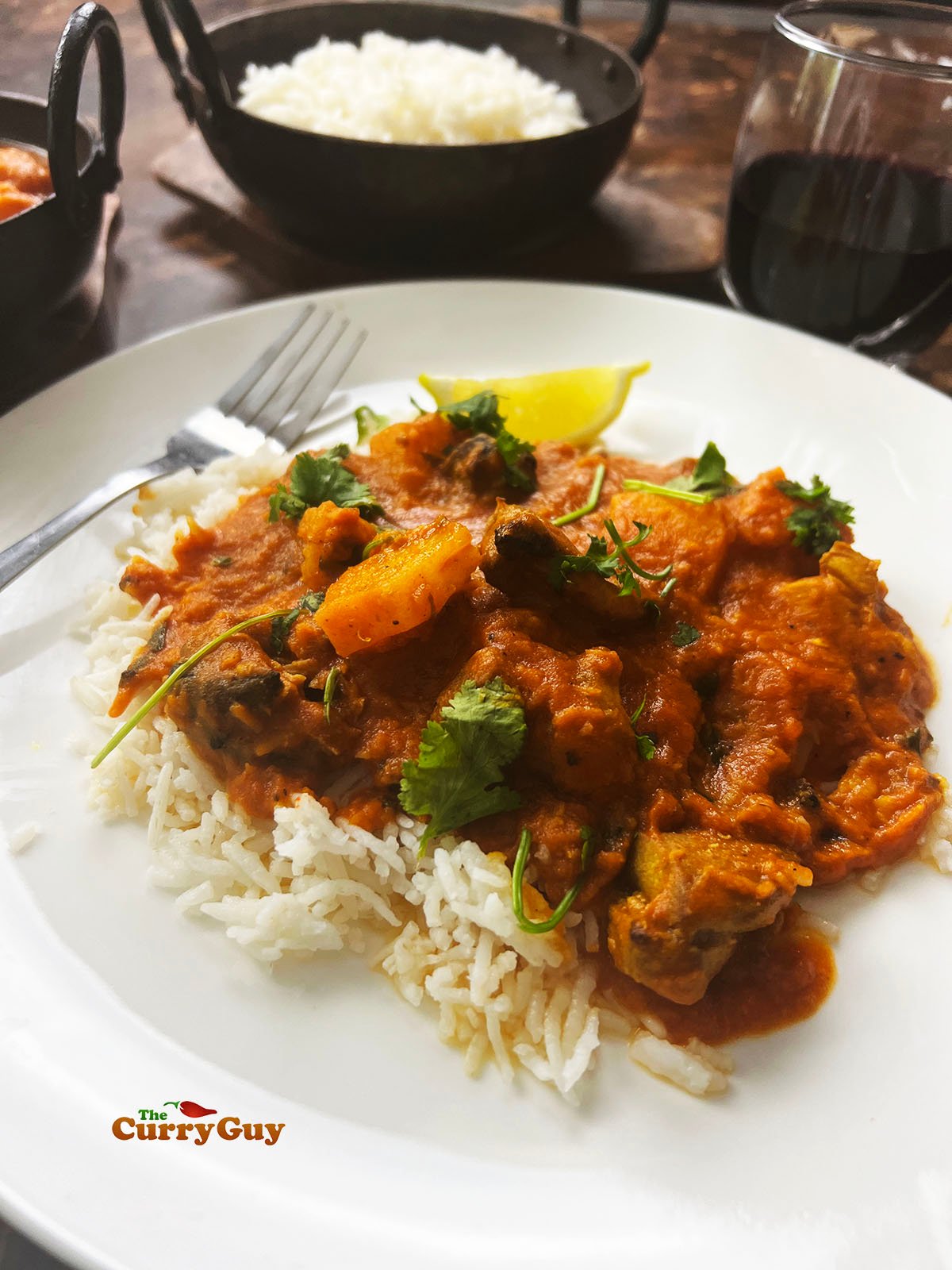 Chicken dhansak from scratch