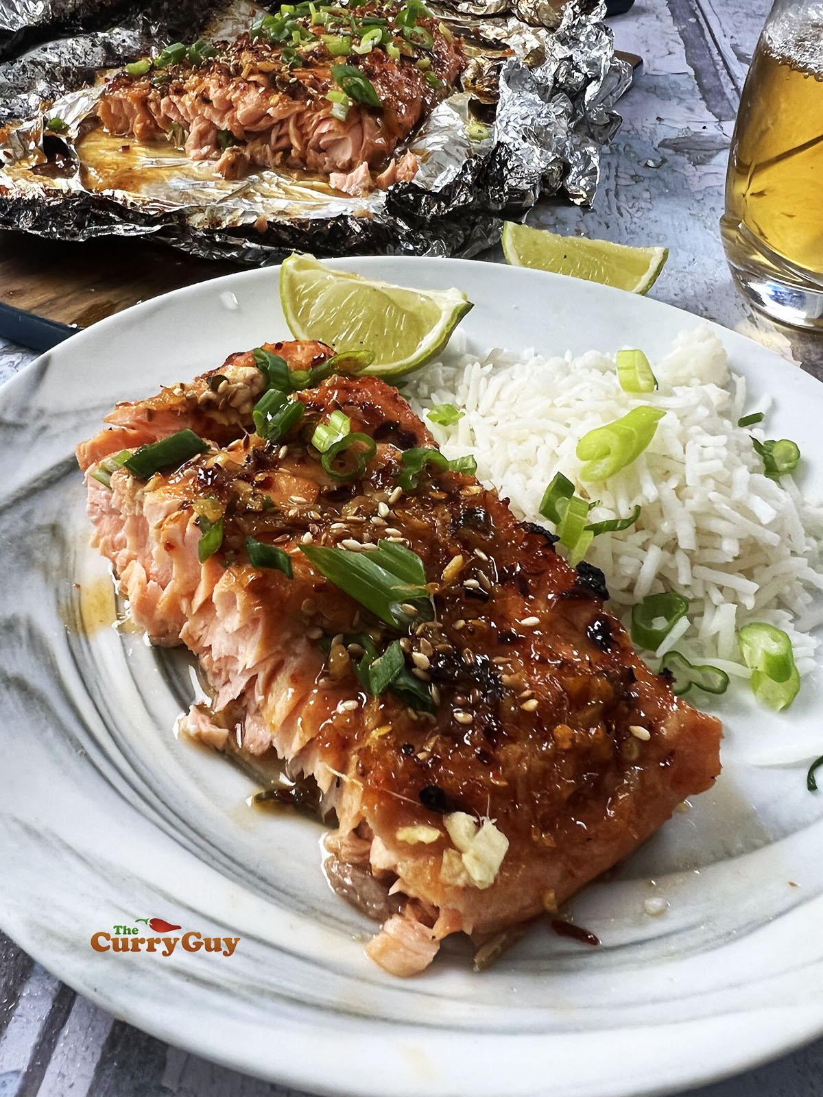 Honey Glazed Baked Salmon