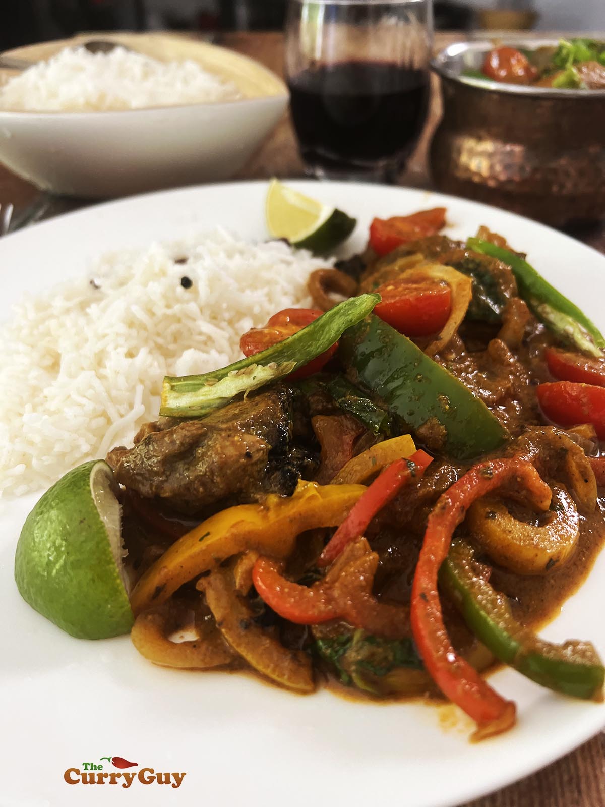 Chicken jalfrezi from scratch