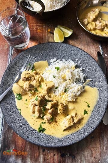 Chicken korma from scratch