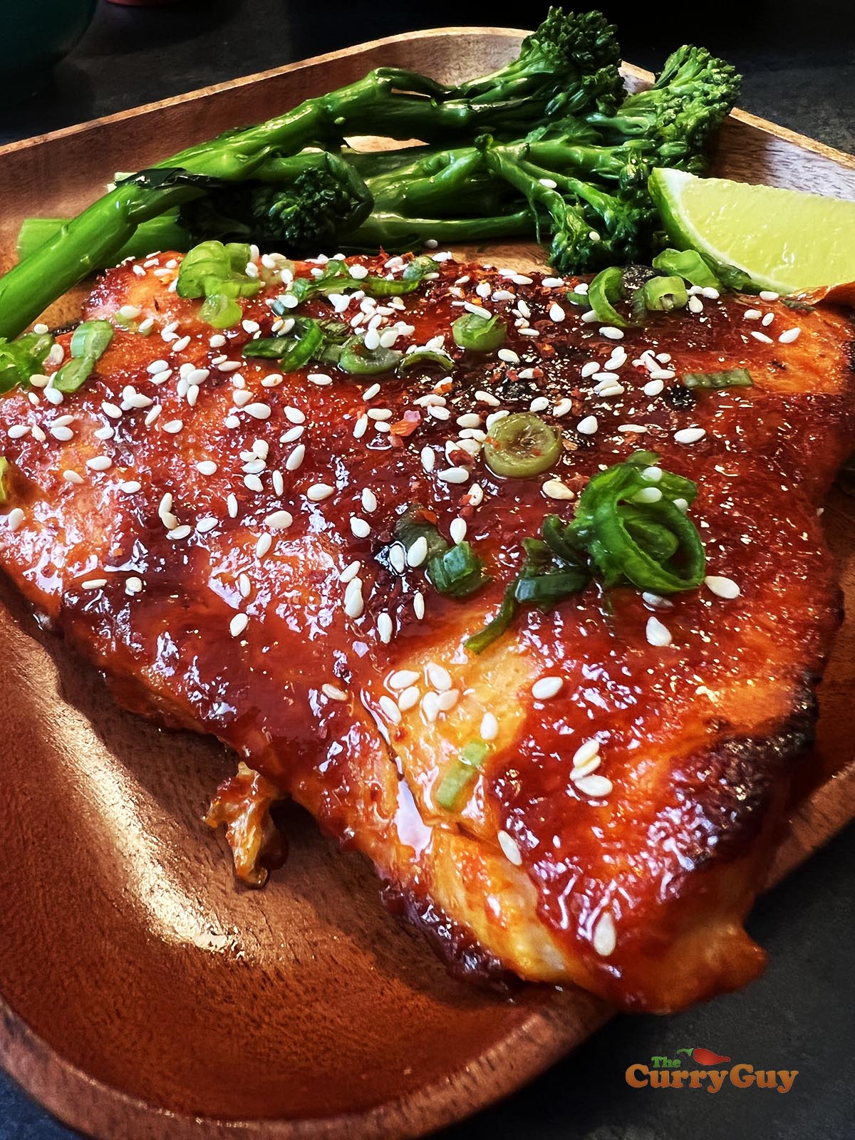 baked salmon Korean style
